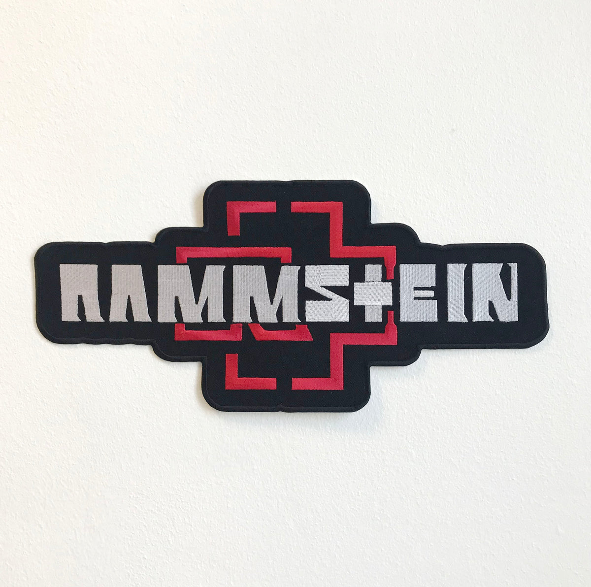 Rammstein Music Band Large Biker Jacket Back Sew On Embroidered Patch