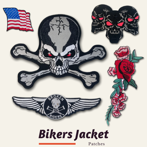 Large Patches (Bikers Jacket)