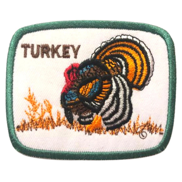 Turkey cute animal art jeans hat jacket clothing Badge Iron on Sew on Embroidered Patch appliqué