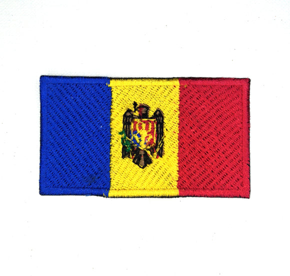 Andorra National Country Flag Iron Sew on Embroidered Patch - Fun Patches