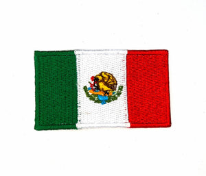 Mexico National Country Flag Iron Sew on Embroidered Patch - Fun Patches