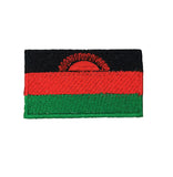 Malawi National Country Flag Iron Sew on Embroidered Patch