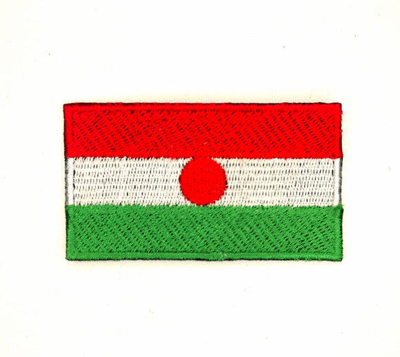 Niger National Country Flag Iron Sew on Embroidered Patch - Fun Patches