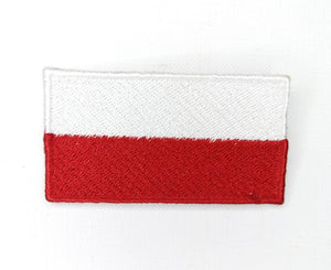 Poland National Country Flag Iron Sew on Embroidered Patch - Fun Patches