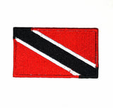 Trinidad and Tobago National Country Flag Iron Sew on Embroidered Patch