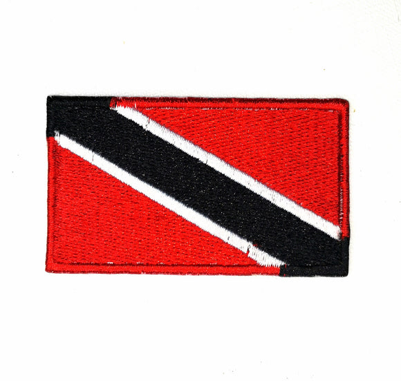 Trinidad and Tobago National Country Flag Iron Sew on Embroidered Patch