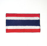 Thailand National Country Flag Iron Sew on Embroidered Patch