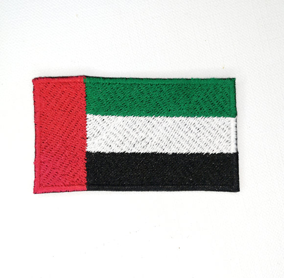 United Arab Emirates UAE National Country Flag Iron Sew on Embroidered Patch