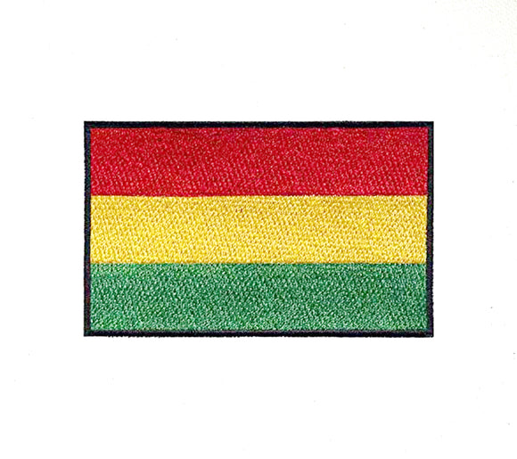 Bolivia National Country Flag Iron Sew on Embroidered Patch - Fun Patches