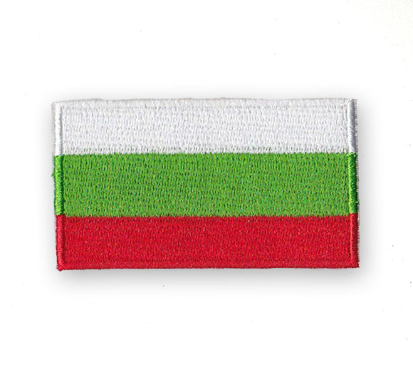 Bulgaria National Country Flag Iron Sew on Embroidered Patch - Fun Patches