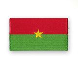 Burkina Faso National Country Flag Iron Sew on Embroidered Patch