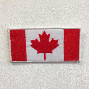 Canada National Country Flag Iron Sew on Embroidered Patch - Fun Patches