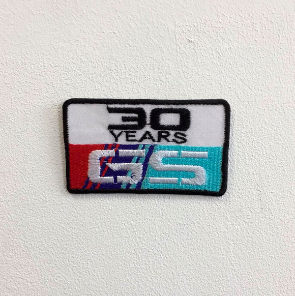 G5 30 Years car Sports Art Badge Iron or sew on Embroidered Patch - Fun Patches