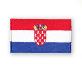 Croatia National Country Flag Iron Sew on Embroidered Patch