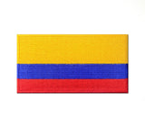 Colombia National Country Flag Iron Sew on Embroidered Patch