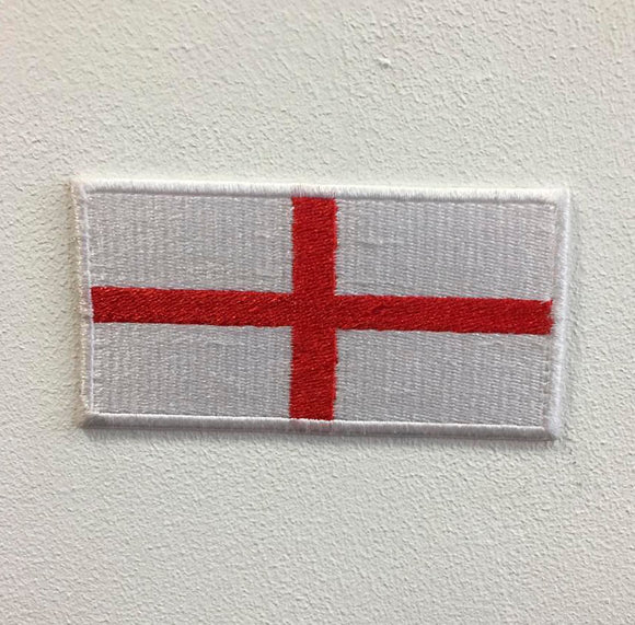 England National Country Flag Iron Sew on Embroidered Patch - Fun Patches