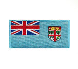 Fiji National Country Flag Iron Sew on Embroidered Patch