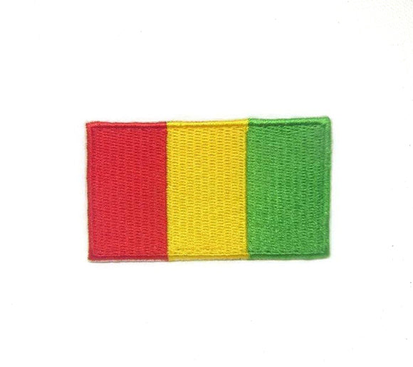 Guinea National Country Flag Iron Sew on Embroidered Patch - Fun Patches