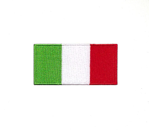 Italy National Country Flag Iron Sew on Embroidered Patch - Fun Patches