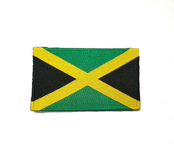 Jamaica National Country Flag Iron Sew on Embroidered Patch - Fun Patches