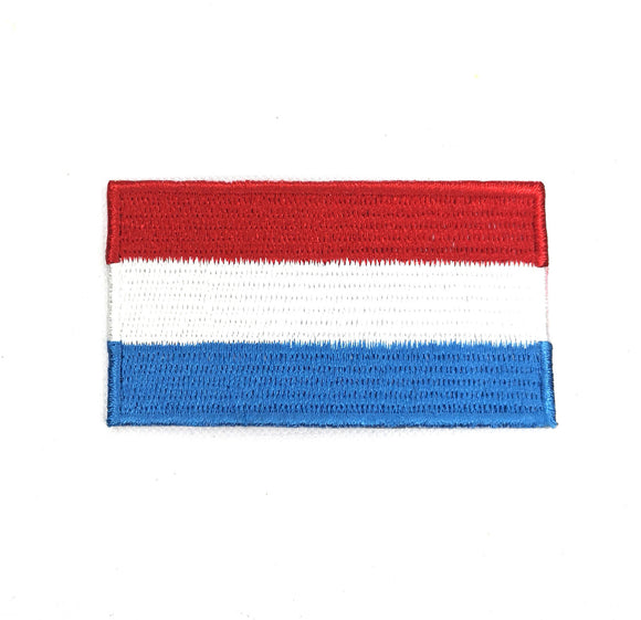 Luxembourg National Country Flag Iron Sew on Embroidered Patch - Fun Patches