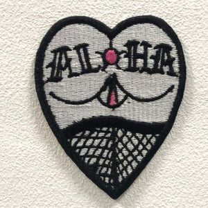 Aloha Badge Clothes Iron on Sew on Embroidered Patch appliqué