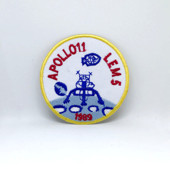 New Apollo LEM 5 Iron Sew on Embroidered Patch - Fun Patches