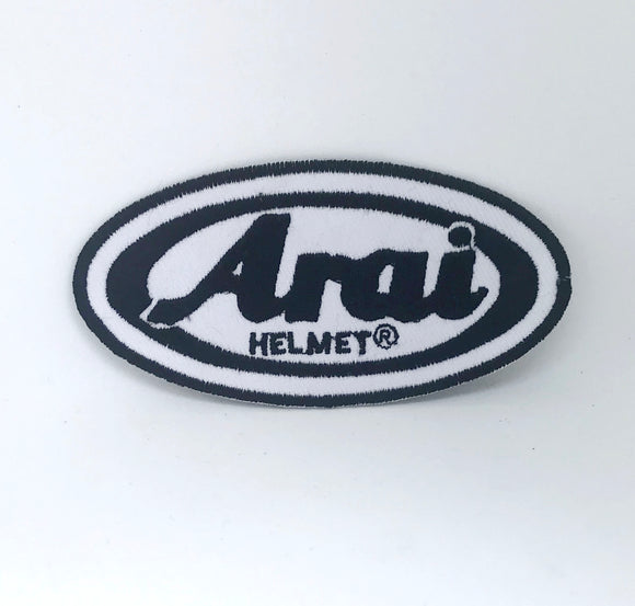 Arai Helmet Motorcycles Racing Biker Iron/Sew-on Embroidered Patch - Fun Patches