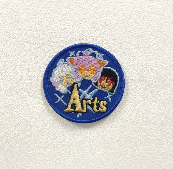 Arts Colourful Badge Clothes Iron on Sew on Embroidered Patch appliqué