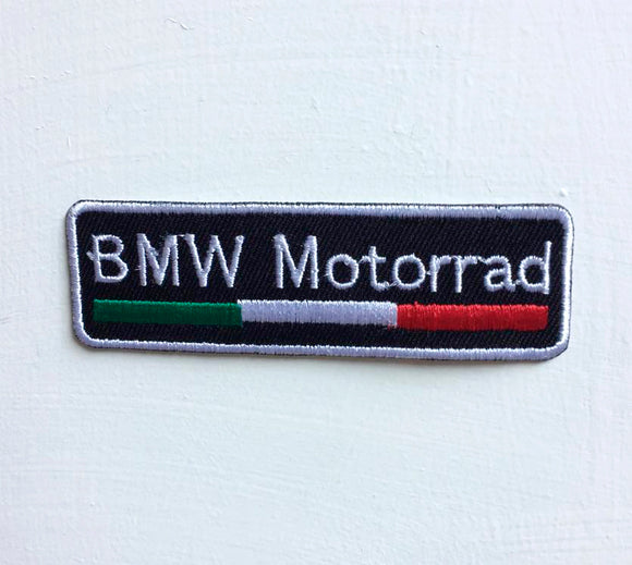 BMW Motorrad Italy Car Badge Iron or sew on Embroidered Patch - Fun Patches