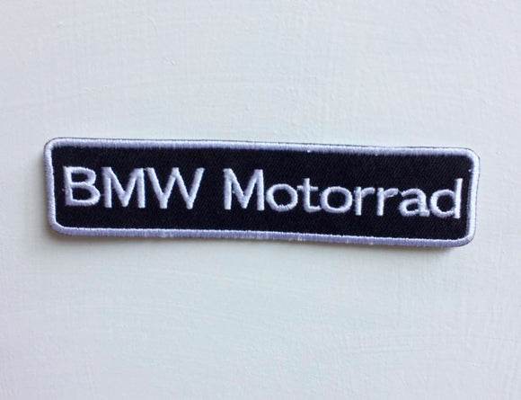 BMW Motorrad Black Car Badge Iron or sew on Embroidered Patch - Fun Patches