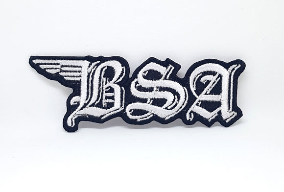 Lowbrow Customs BSA Yamaha IRON SEW ON EMBROIDERED Patch - Fun Patches