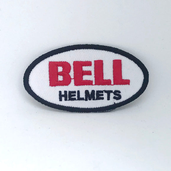 Bell Helmet Motorcycles Racing Biker Iron/Sew-on Embroidered Patch logo - Fun Patches