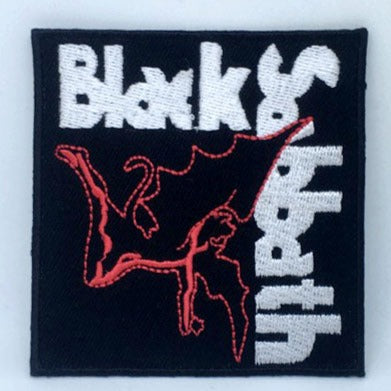 Black Sabbath Classic Logo Iron on Sew on Embroidered Patch - Fun Patches