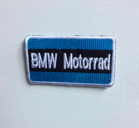 BMW Motorrad blue Car Badge Iron or sew on Embroidered Patch - Fun Patches