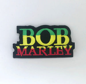 Bob Marley Music Iron on Sew on Embroidered Patch - Fun Patches