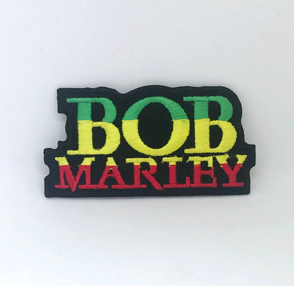 Bob Marley Music Iron on Sew on Embroidered Patch - Fun Patches