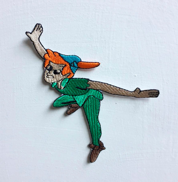 Elf dancing animated cartoon Badge Iron or sew on Embroidered Patch - Fun Patches