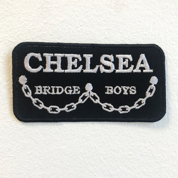 Chelsea Bridge Boys Badge Iron on Sew on Embroidered Patch - Fun Patches