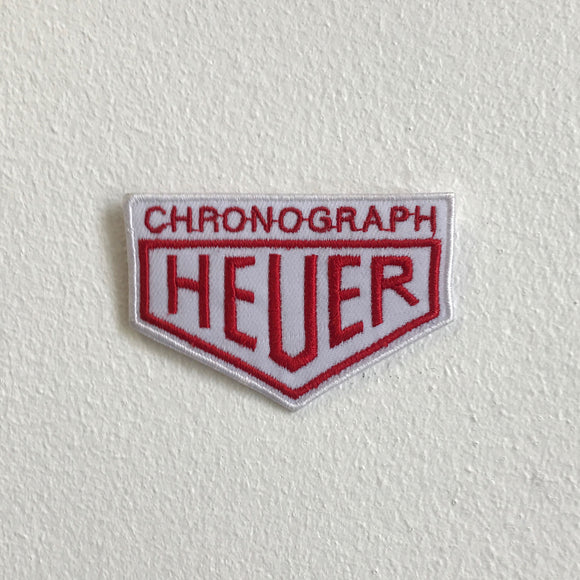 Chronograph Heuer watches badge Iron Sew On Embroidered Patch - Fun Patches