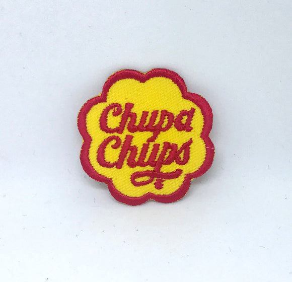 CHUPA CHUPS Single Retro Iron On Sew on Embroidered Patch - Fun Patches