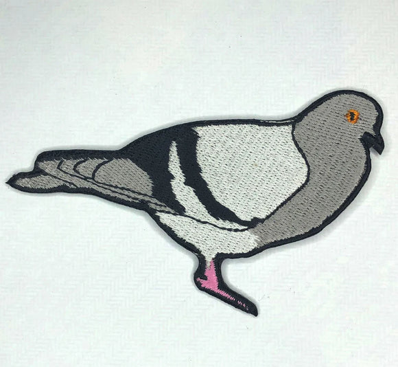 Cute Bird Pigeon animal badge clothing jacket shirt Iron on Sew on Embroidered Patch