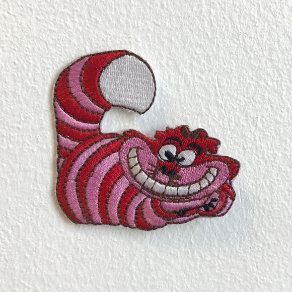Cheshire Cat Alice in wonderland Iron Sew on Embroidered Patch - Fun Patches