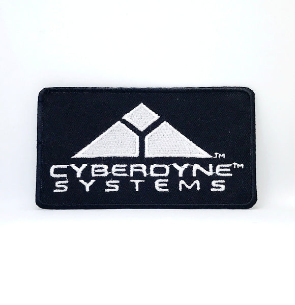 TERMINATOR Movies Cyberdyne Systems Logo Iron Sew On Embroidered Patch - Fun Patches