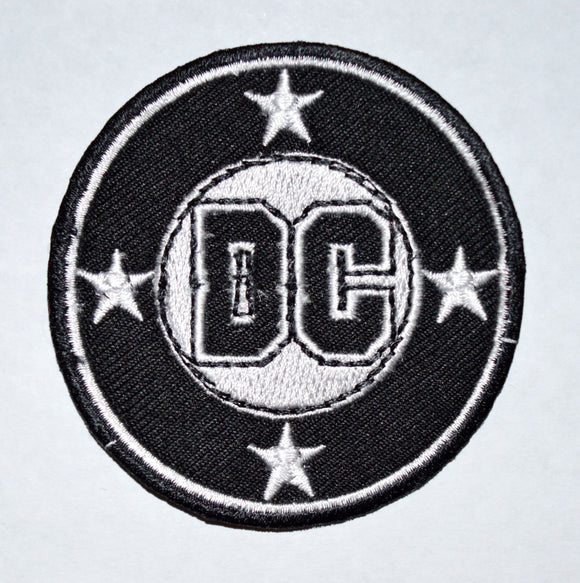 DC COMICS Company Movie Classic Logo Iron On Embroidered Patch - Fun Patches