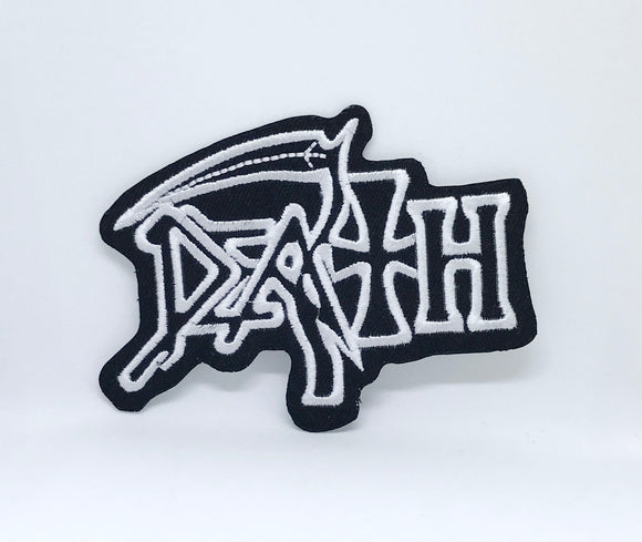 DEATH American Metal Band Iron On Embroidered Patch Logo Heavy Rock Music - Fun Patches