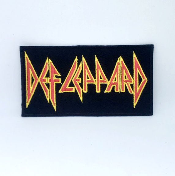 Def Leppard English Rock Band Iron on Sew on Embroidered Patch - Fun Patches