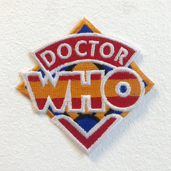 Doctor Who Series Logo Iron on Sew on Embroidered Patch - Fun Patches