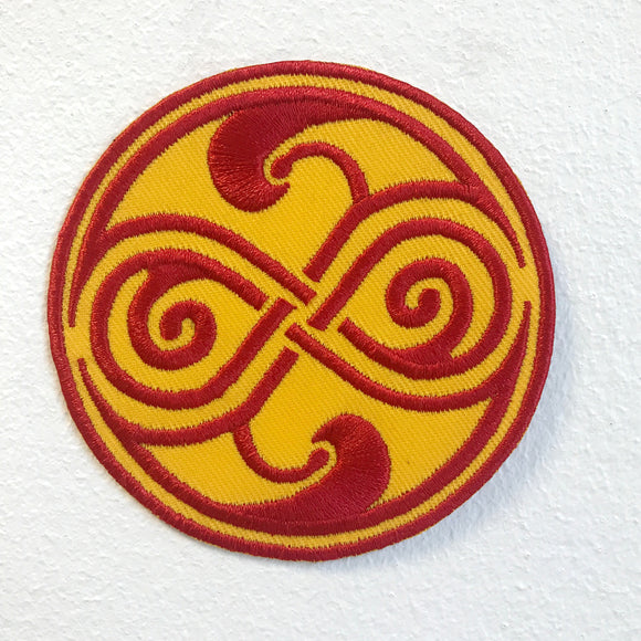 Doctor Who Seal of rassilon Iron on Sew on Embroidered Patch - Fun Patches