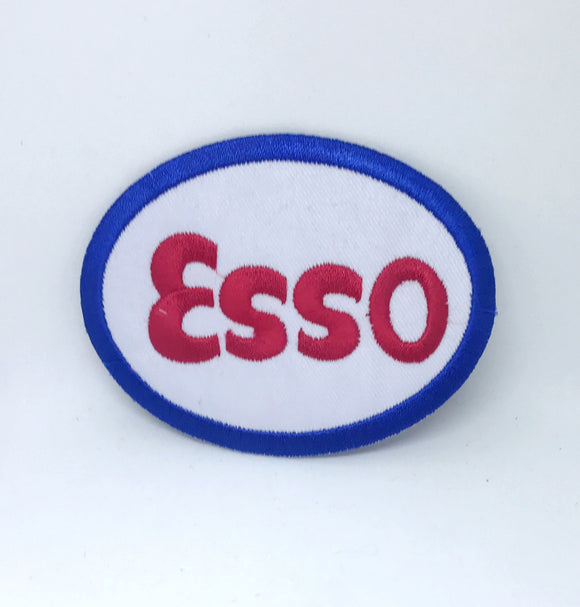Esso Gasoline Car Iron on Sew on Embroidered Patch - Fun Patches